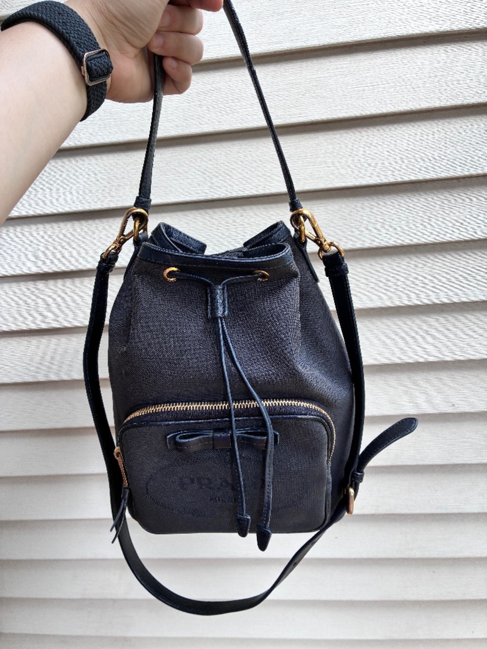 Prada bucket bag